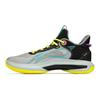 Li Ning Comfortable Shock Absorbing Non-Slip Durable Low-Top Basketball Shoes Men Sneaker Gray Black ABPR069-6