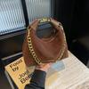 French Vintage Solid Color Handheld Dumpling Bag For Summer Casual Daily Use