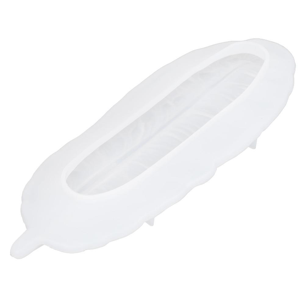 Jewelry Tools Feather Silicone Mold White Creative Feather Shape Mold Crystal Clear Resin Casting Mold Home Decor