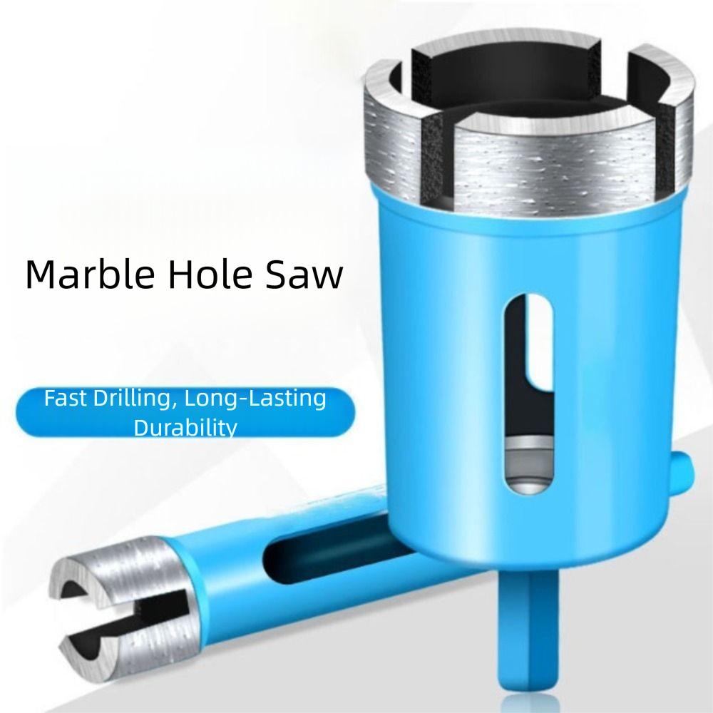 Quick Hole Punching Coated Drill Bit Blue Coating Core Drill Bit Hole Opener  Granite Drilling