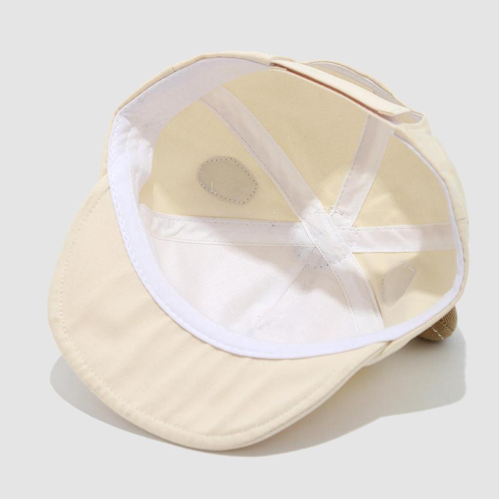 Cappellino con visiera a becco d'anatra per neonato: Cappellino da Baseball Carino ed Elegante per Bambini e Bambine, Visiera Morbida, Stile Primavera e Autunno