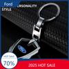 2025 Hett För Ford Ny Bil Nyckelring Hänge Logotyp Nyckelring Lyxig Bilnyckelring För Ford Focus ST Ranger Mondeo Kugo Ecosport Fie