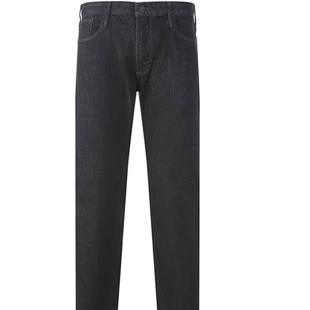 EMPORIO ARMANI FW22 Jeans Men's Denim Black 8N1J06-1D5QZ-0005