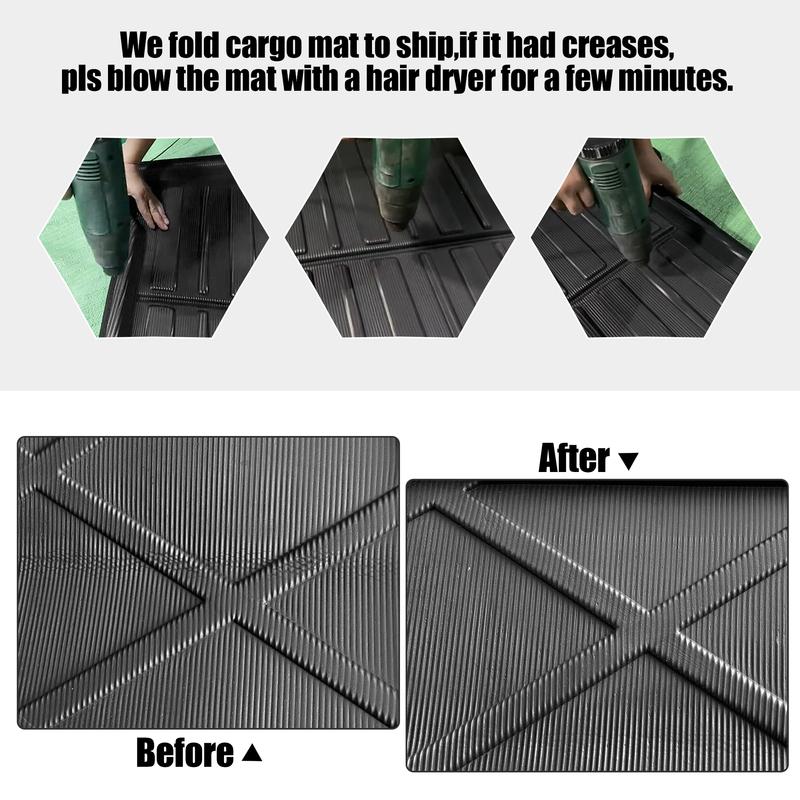 Car Rear Trunk Mat for Toyota Corolla Cross XG10 Hybrid ~2024 Luggage Liner Tray Pad Boot Carg Cover Accessories