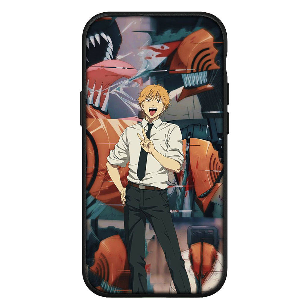 Cover for iPhone 16 15 Xiaomi Redmi Note 14 13 12 11 Pro Max 16e Samsung Galaxy S25 S24 S23 Moto OPPO Huawei Denji Makima Chainsaw Man Gir Phone Case