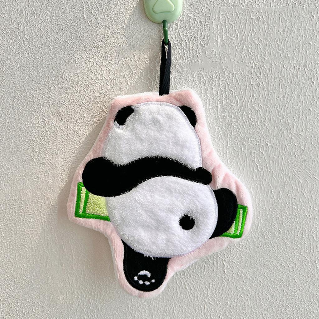 Soft Absorbent Hanging Towel Fuzzy Towels Bathroom Hand Towels Super Soft and Easily Care Gift for Family Bathroom