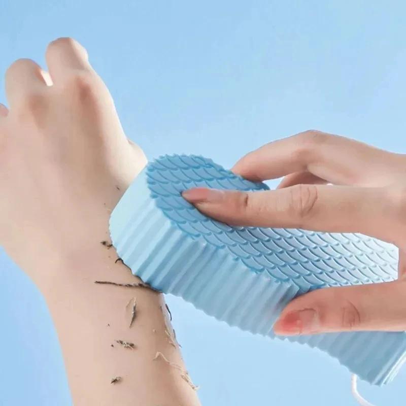 

1Pcs Plush Sponge Body Scrubber Bath Exfoliating Scrub Sponge Shower Brush Body Skin Remover Exfoliante For Kids Other