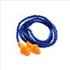 Corded Ear Plugs Reusable Silicone Earplugs with String Banded Earbuds for Sleeping Studying Swimming Noise Cancelling Eartips