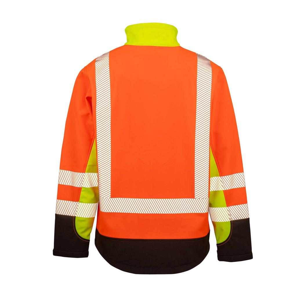 Result Recycled Unisex Adult Safety 3 Tone 3 Layer Jacket