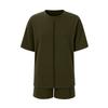 Women’s Short Sleeve Crew Neck Loose Fit Top and Shorts Set Comfortable Two Piece Loungewear Casual Outfits for Daily Wear