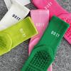 Non-Slip Mid-Calf Full Coverage Cotton Yoga Socks for Pilates, Dance, Exercise, and Trampoline