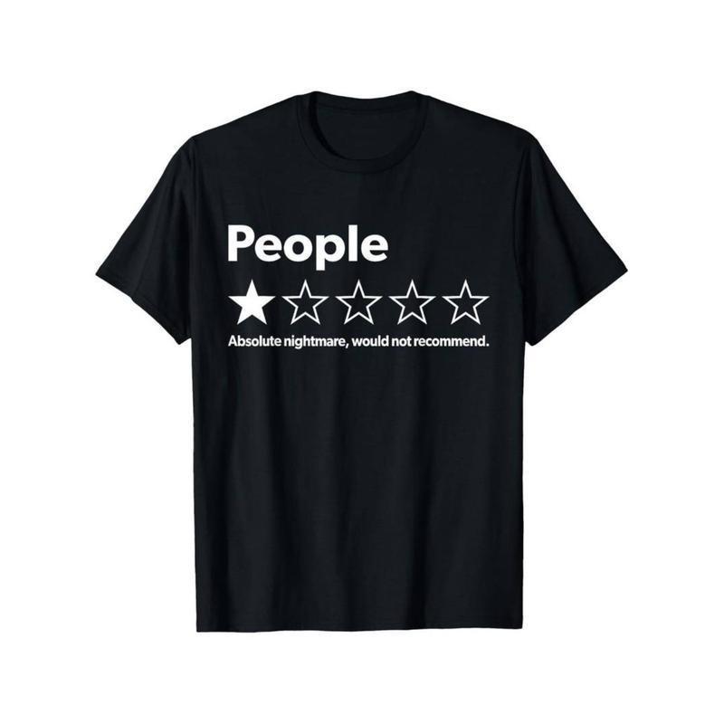 One Star Absolute Nightmare Would Not Recommend Funny Review T-Shirt S разноцветный
