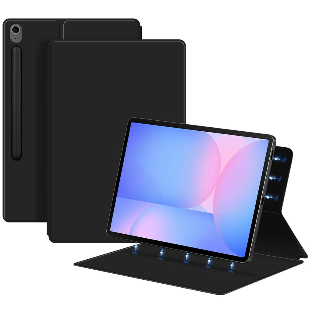 For Samsung Galaxy Tab S10 FE+ Case Stand Magnetic Leather Tablet Cover with Auto Sleep/Wake