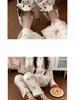 Cute Couple's Linen Slippers: Women's Summer Non-Slip, Thick-Soled, Sweat-Absorbent, Silent Cotton; Four Seasons Men's Style Included.