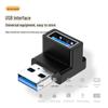 USB Typ-C 3.2 Gen 2 Stecker auf Buchse 90-Grad-Adapter, 10 Gbit/s High-Speed U-Typ Konverter