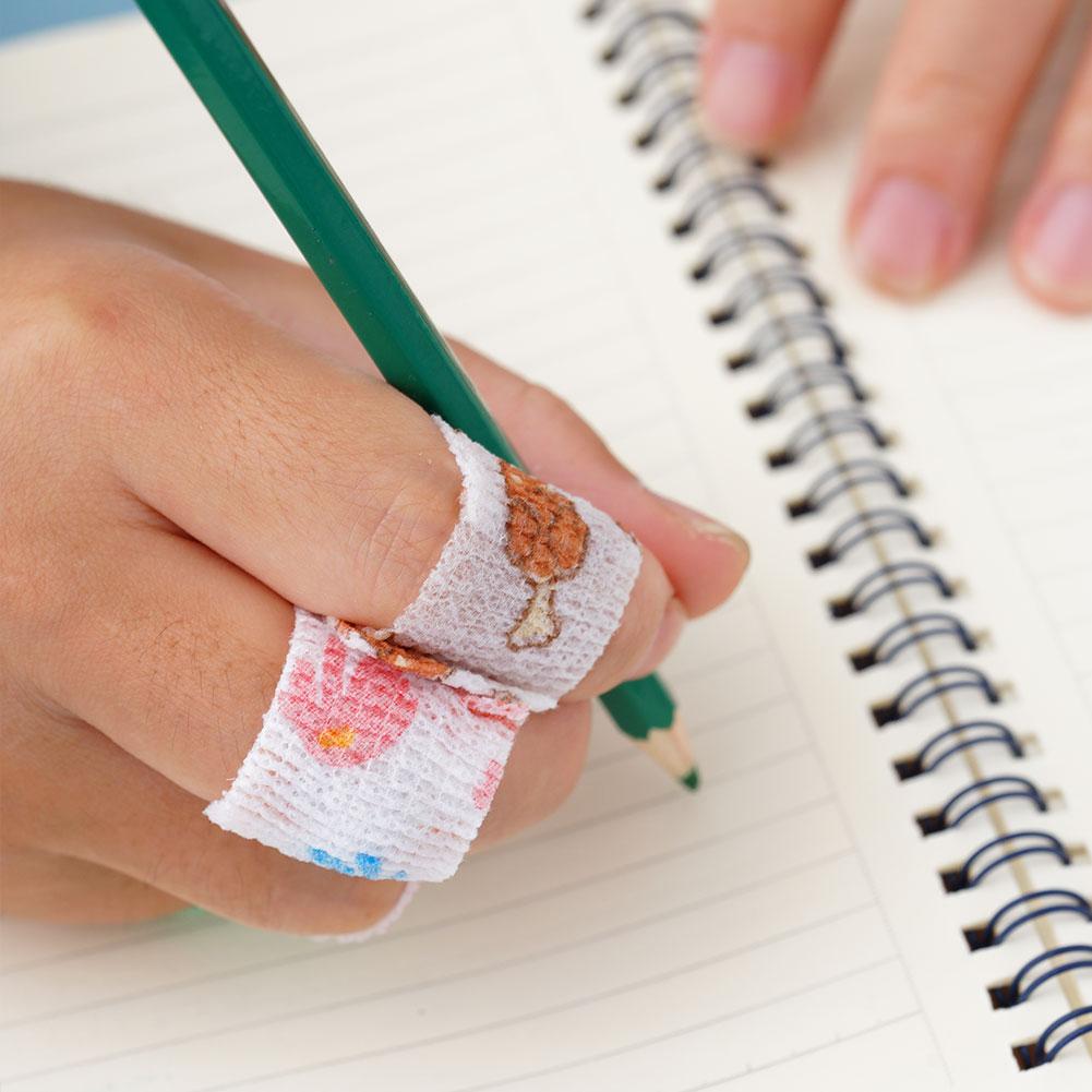 Finger Care Guard Bandage for Student Writing Anti-wear Calluses Self-adhesive Wound Dressing Sports Elastic Band Tape