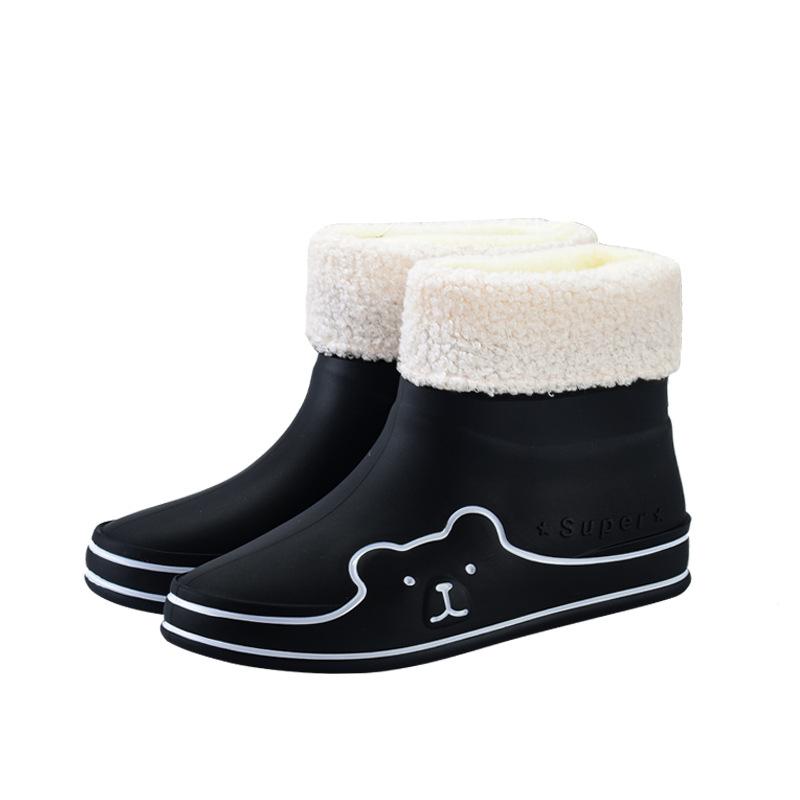 New rain shoes women's fashion water shoes non-slip outer wear cute waterproof boots versatile cartoon rain boots student outdoor shoes