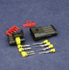 30Set Sealed Waterproof Motorcycle 1 2 3 4 5 6Pin Electrical Wire Connector Plug