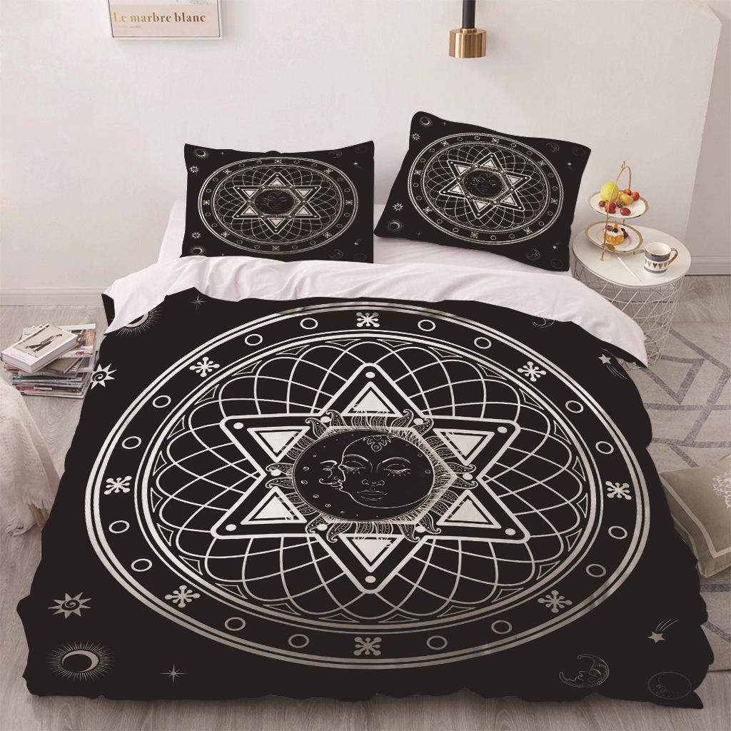 Africa Egypt King Queen Duvet Cover Egyptian Pharaoh Bedding Set For Teens Adults Ancient Frescoes 2/3pcs Polyester Quilt Cover