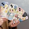 Classic Anime C-Candy C-Candy Leather Phone Case For IPhone 16 15 14 13 12 11 Pro Max Plus Shockproof Cover