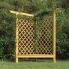 VidaXL Corner Pergola with Bench 166 X 81 X 174 Cm Impregnated Pine Wood