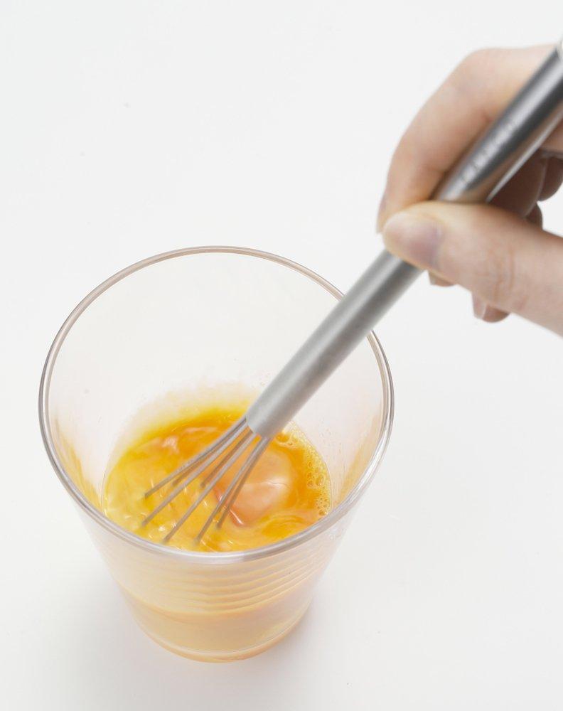 Yoshikawa EA To CO Iitoko Mazelu Slim Total Length Made In Stainless AS0034 Whisk, 25.6cm, Japan, Steel,