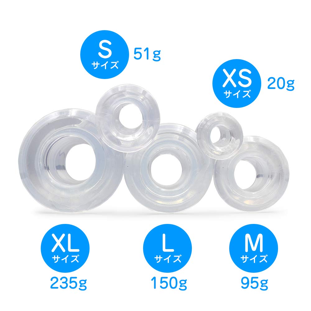 Stretch Master Anal Plug Clear Transparent Expandable Cleaning Tunnel Plug (XL Size)