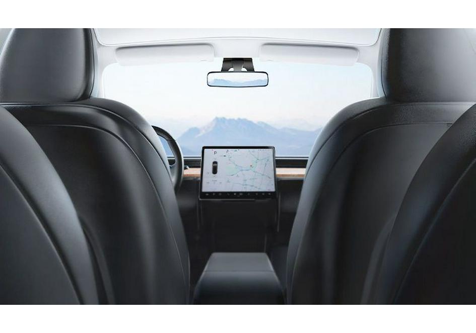 Tesla Model 3/Y Ice Crystal Sunroof Sunshade - Heat Insulation & Folding Protection