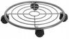Metal flowerpot stand with wheels 35 cm