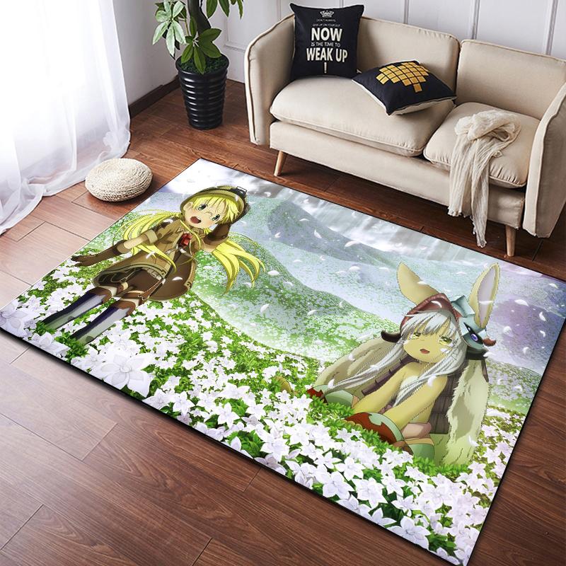Anime Made In Abyss Carpet Kitchen MatEntrance Doormat Bedroom Floor Decoration Living Room Carpet Bathroom Anti-slip Rugs