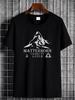 Matterhorn Bergwandern Höhe Alpen Unisex Tri-Blend T-Shirt Weiches Stilvolles Oberteil für Freizeitkleidung Dehnbar Designer Kleidung Lässige Streetwear Brea