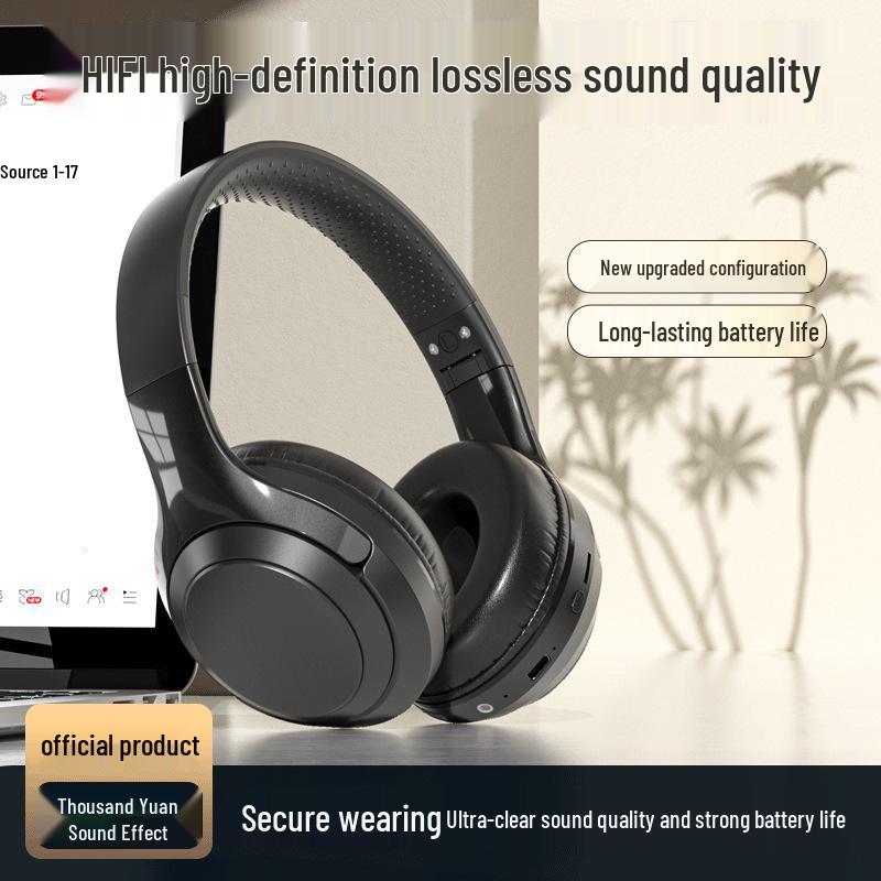 Top-selling Wireless Bluetooth Headset: Head-mounted Design, HIFI Sound Quality, Long-lasting Battery