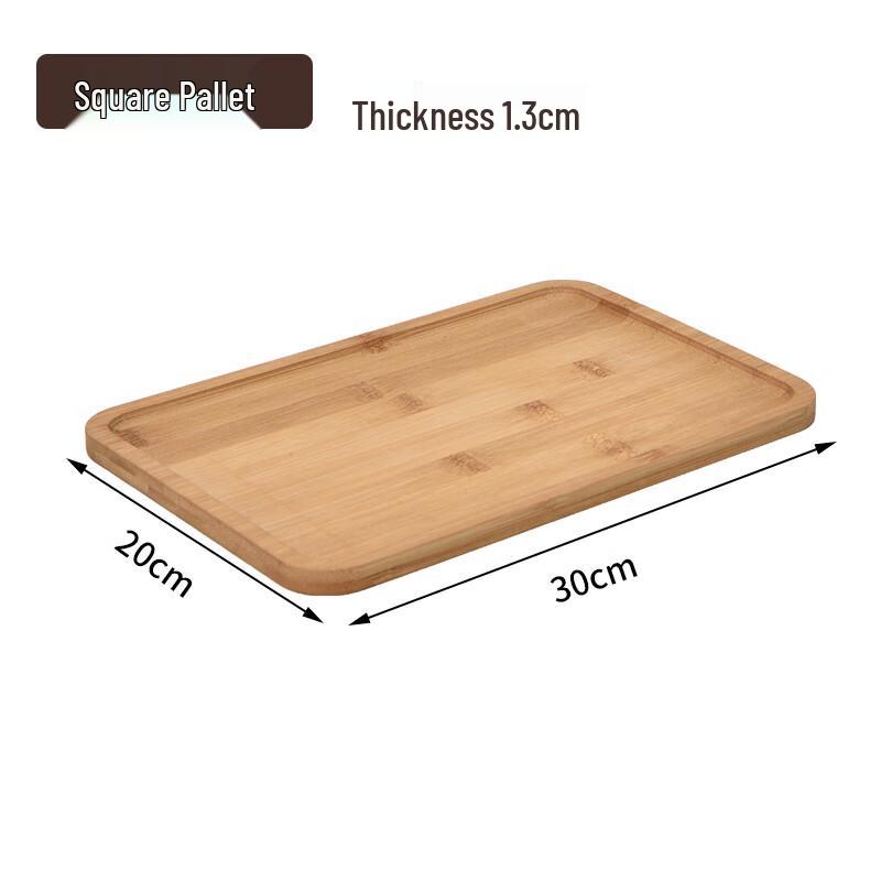 Japanese Style Bamboo Wood Serving Tray