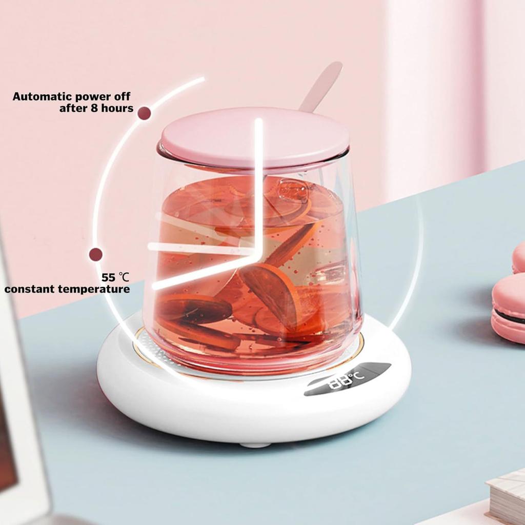 Coffee Mug Cup Warmer Suitable for Cocoa Tea Water Milk Office Desk Use Electric Beverage USB Glass Heater Coaster Plate