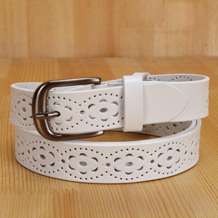 Retro Leather Waist Belt For Women With Twolayer Cowhide Material And Simple Pin Closure