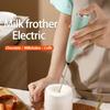 Handheld-Milchaufschäumer, batteriebetrieben, elektrischer Schaumhersteller, Mixer für Getränke, Kaffee, Schneebesen, Küchenwerkzeug