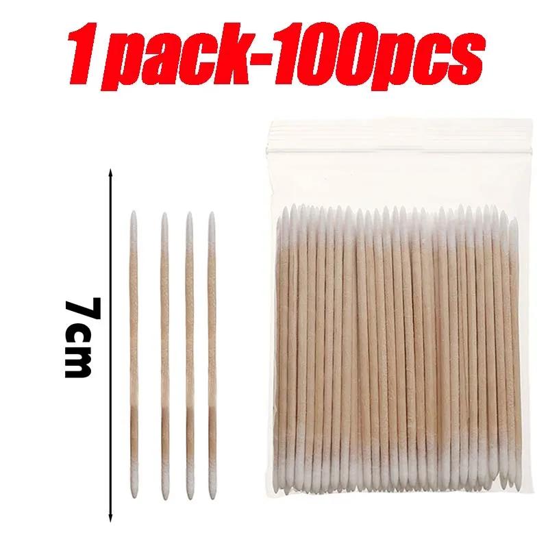 

100/1000Pcs Disposable Pointed Cotton Swabs Multi-purpose Beauty Dust-proof Double/single Headed Soft Comfortable Cotton Swabs