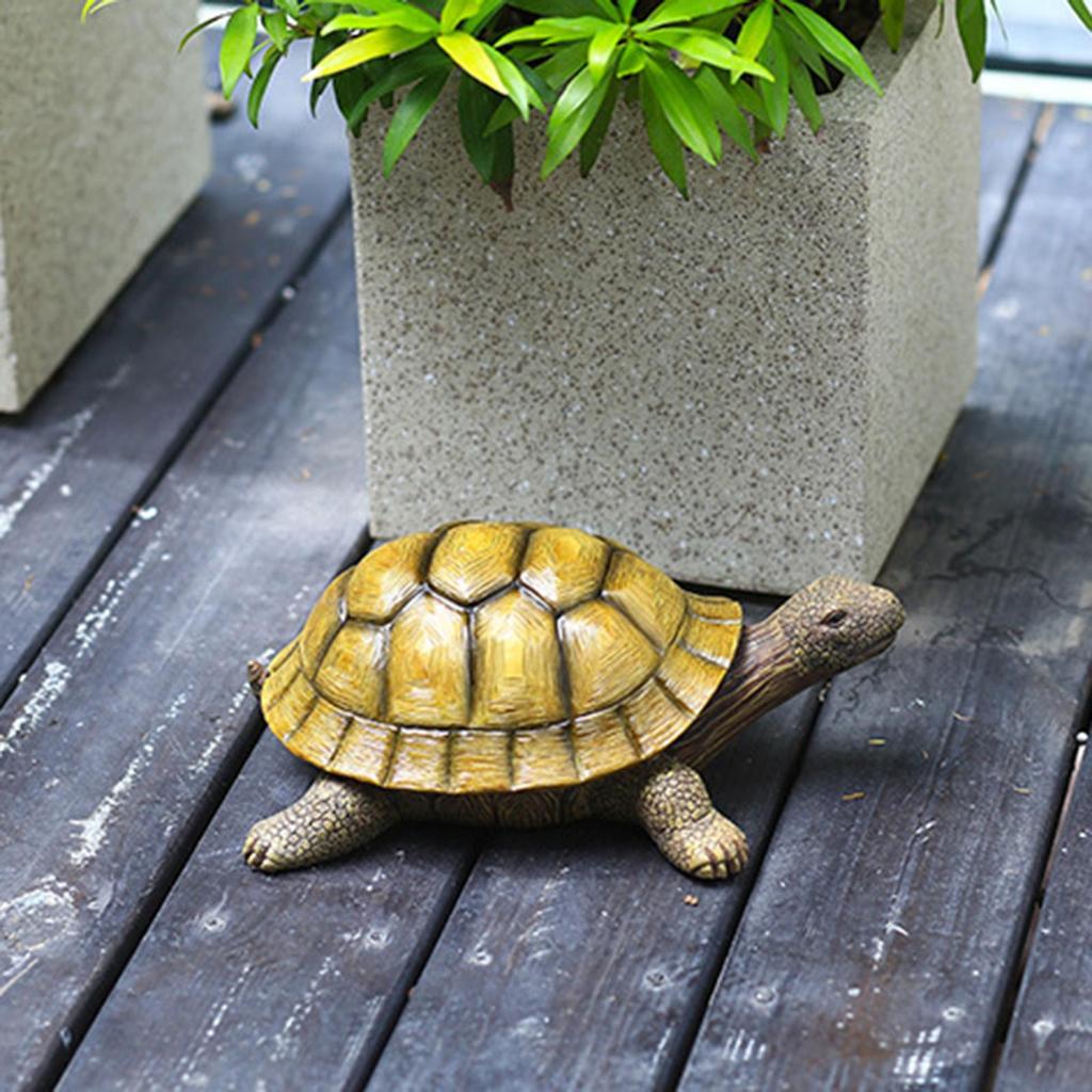 Turtle Statue Animal Sculpture Statues for Backyard Decor