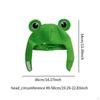 Cute Frog Hat Cartoon Shaped for Women Men Funny Parties Festival