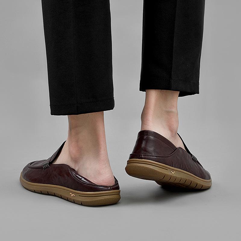 Fashion Fashion Casual New Driving Shoes for Men Solid Color Spring Autumn Designer Leather Shoes Male Soft Sole British Loafers Man