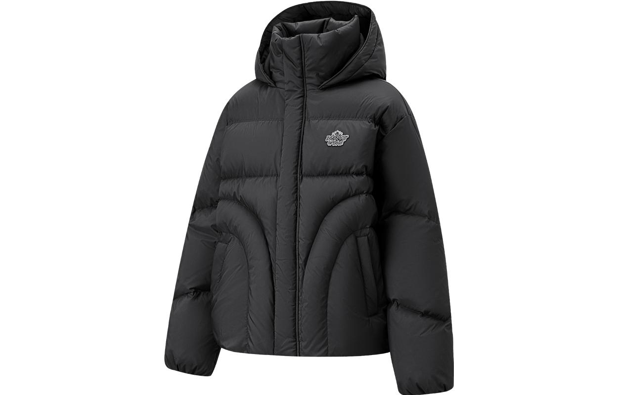 Li Ning Sports Life Collection Down Jacket Unisex Black AYMT419-2 L