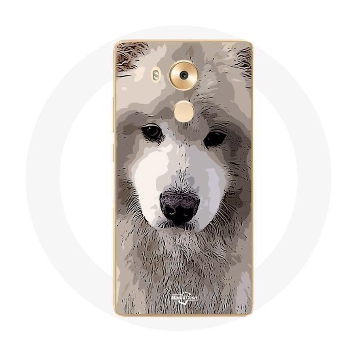 Coque pour Huawei Mate 8 Samoyède Gris Race de chiens
