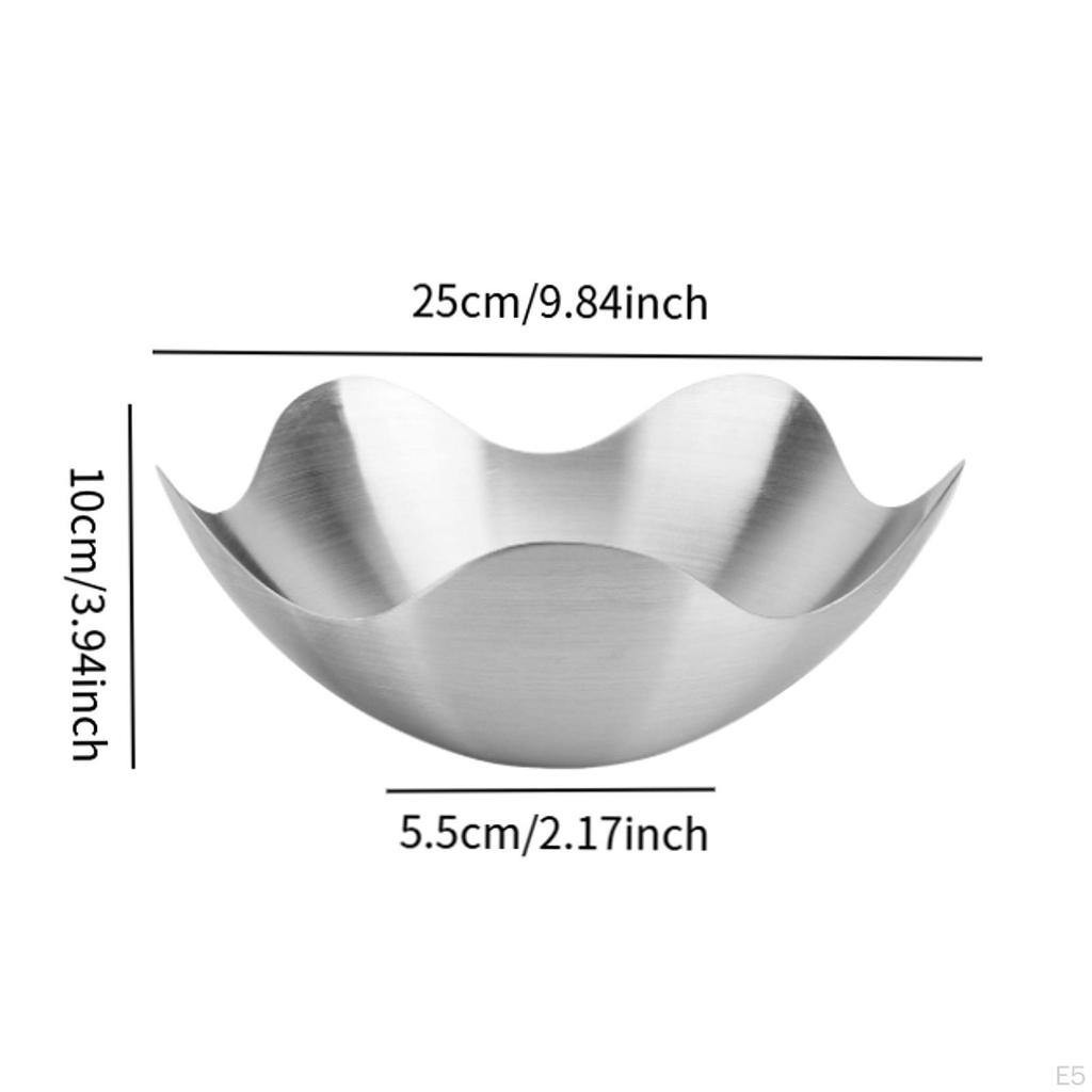 Süßigkeitenschale Dessertkorb Multifunktionale Dekoration Obst Metallschale für KTV Restaurant Hotel
