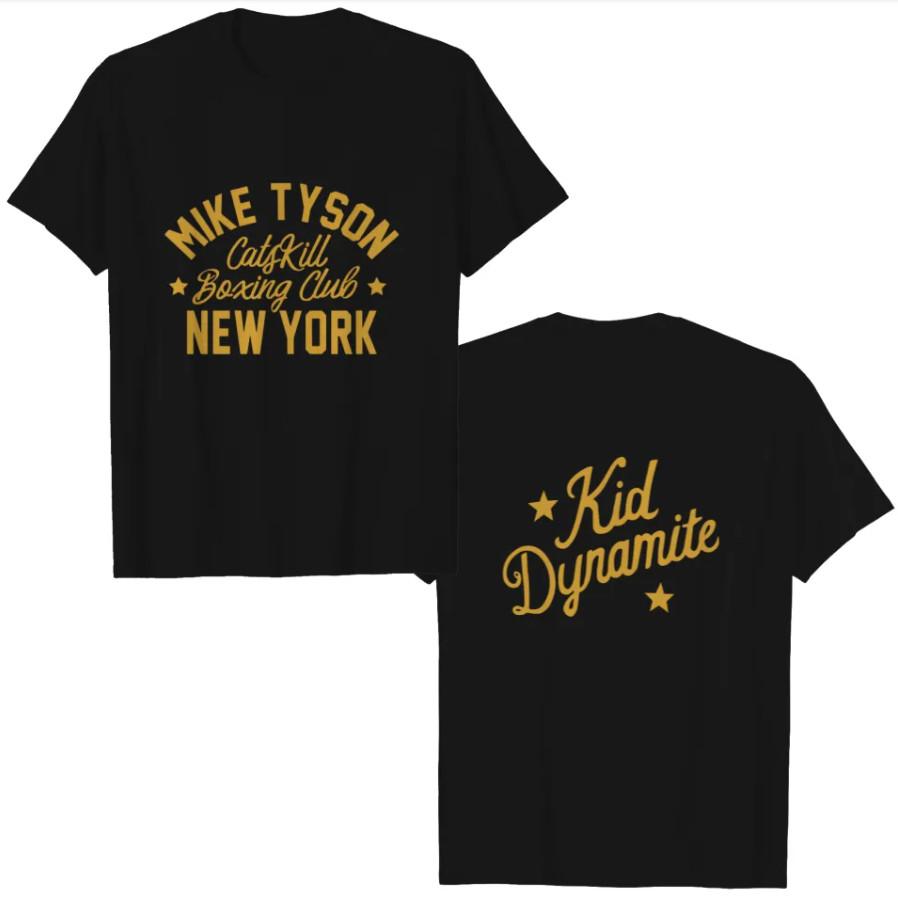 Mike Tyson “Kid Dynamite” Graphic T-Shirt – Front Back Print Heavyweight