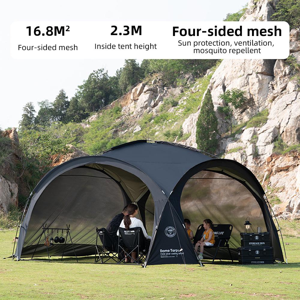 Outdoor Canopy Tent Dome Canopy Camping Sun Protection Waterproof Canopy