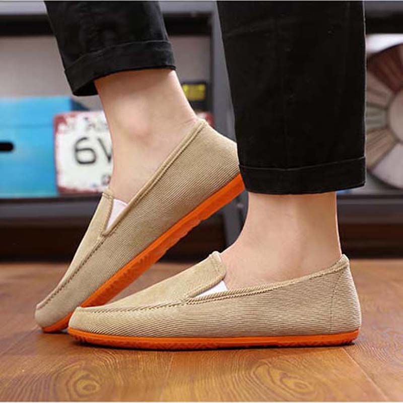Scarpe estive traspiranti da uomo per guidare e camminare, scarpe di stoffa da uomo per il tempo libero