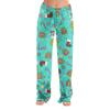 Women's Christmas Print Pants, Casual Pajama Bottoms for Holiday Wear