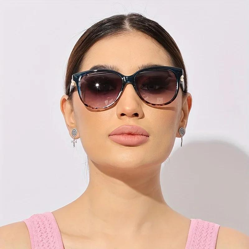 Brand Designer Round Cat Eye Sunglasses Women Retro Shades Male Sun Glasses Mirror Clear Vintage Fashion Driving