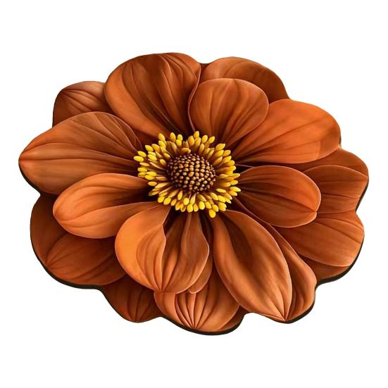 Mata do suszenia naczyń Realistyczne wzory kwiatowe Ziemia okrzemkowa Szybkoschnąca mata Absorbująca Mata termoizolacyjna na blat kuchenny Stół jadalny