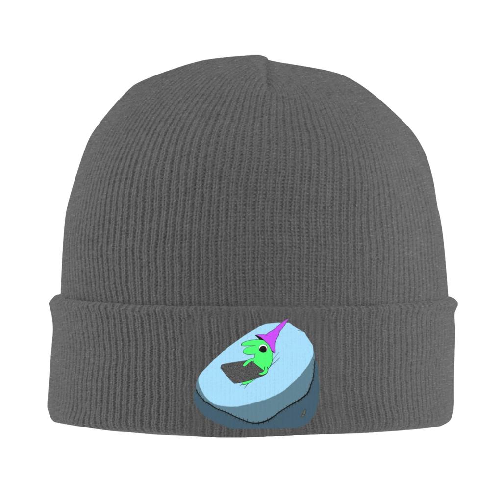 Smiling Friends Beanie Hats Bonnet Hats Men Women Street Outdoor Sport Knit Hat Winter Graphic Warm Caps